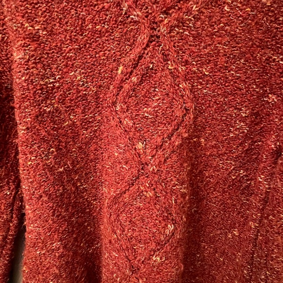 Charter club red speckled sweater petite medium - Picture 4 of 6